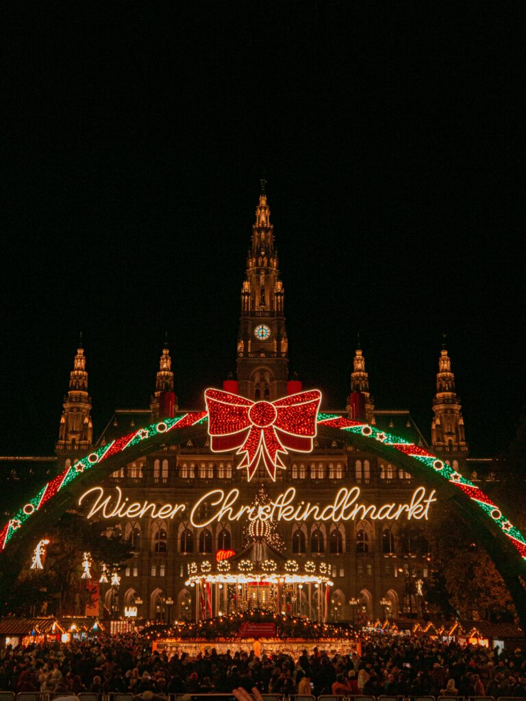 Vienna Christmas Market Entrance gate