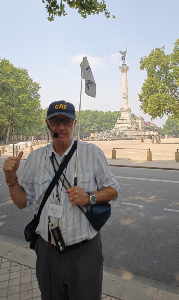 tour guide on a france river cruise bordeaux